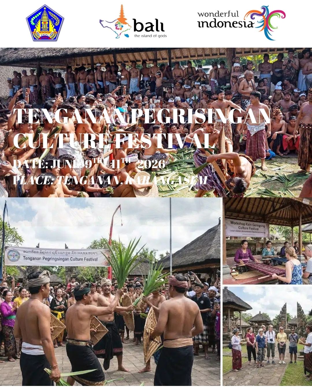 Tenganan Pegringsingan Culture Festival